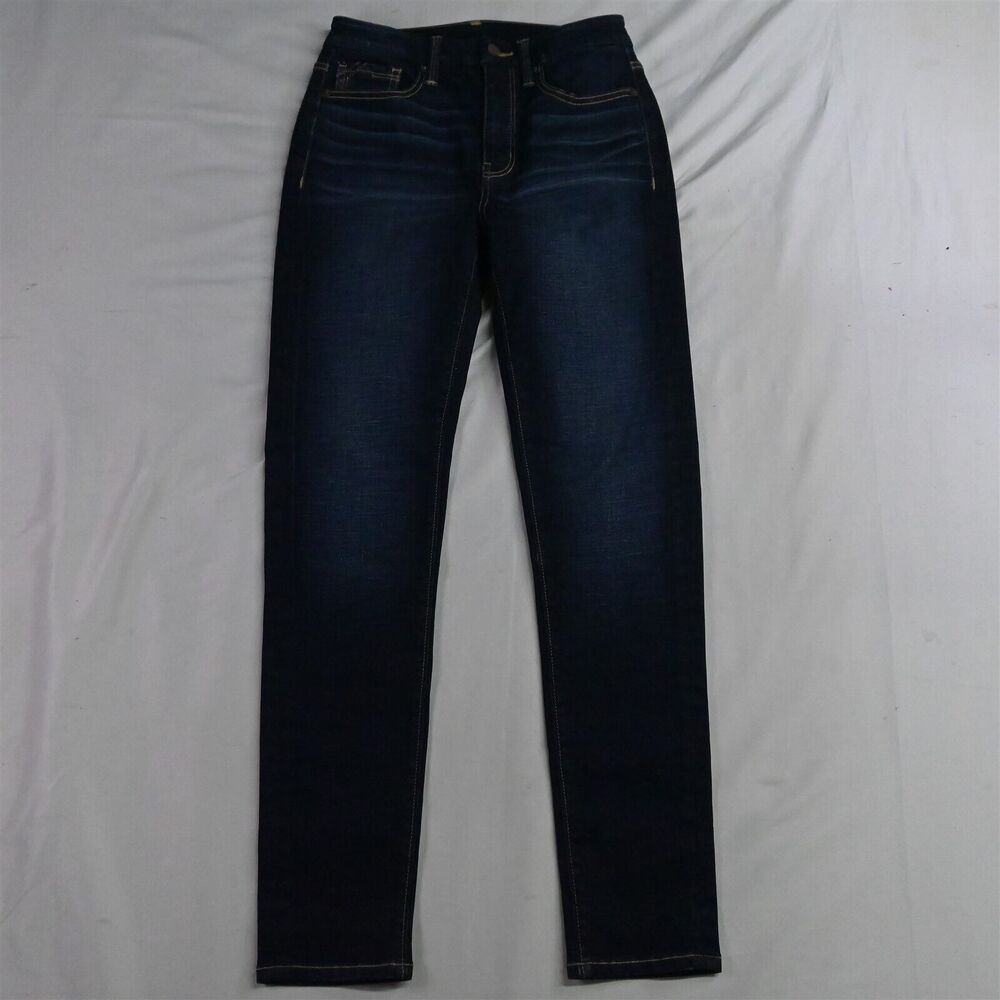 NEW Buckle Black Fits 4 Ankle Skinny Dark Wash Stretch Denim Womens Jeans‎